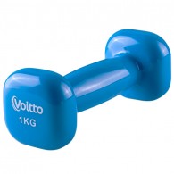 Гантель для фитнеса виниловая квадратная Voitto 1 кг